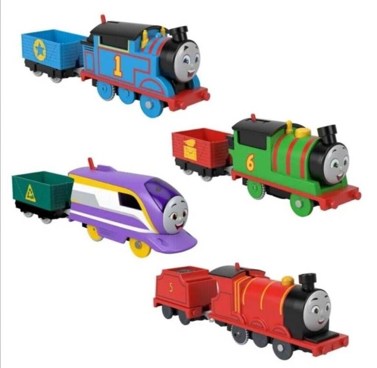 Thomas & Friends Motorised 4-Pack Train christmas gift great set train cartoon