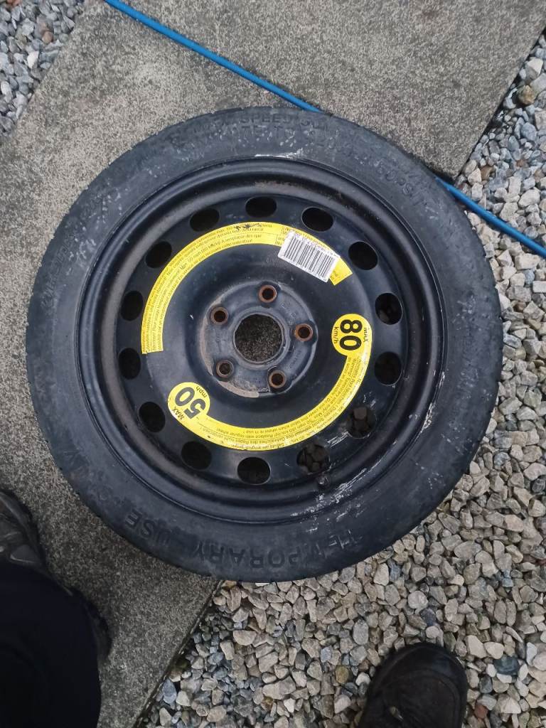 Vw audi space saver spare wheel