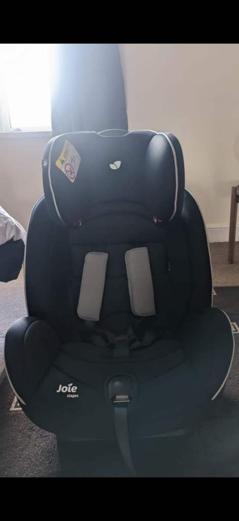 Joie Stages Car Seat - Black Fabric, Good Condition