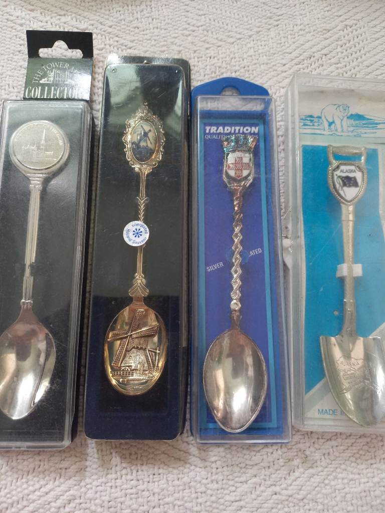 Decorative Collector Spoons - Set of 4, Unused