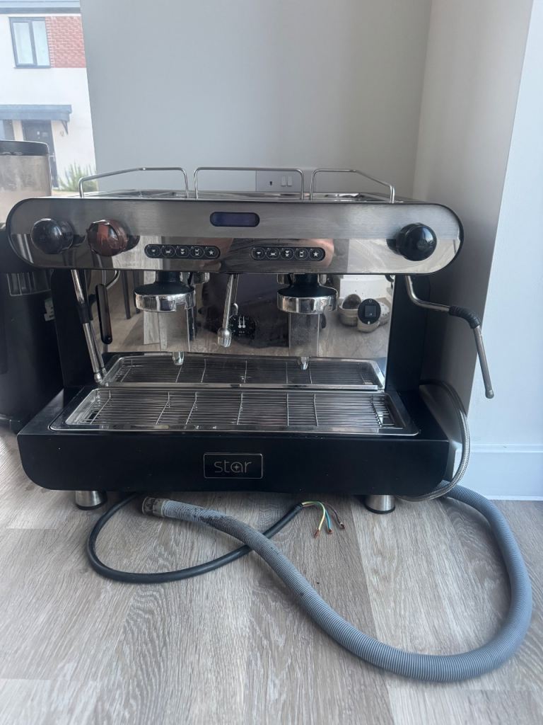 Star Commercial 2 Group Espresso Machine + Rancilio Grinder