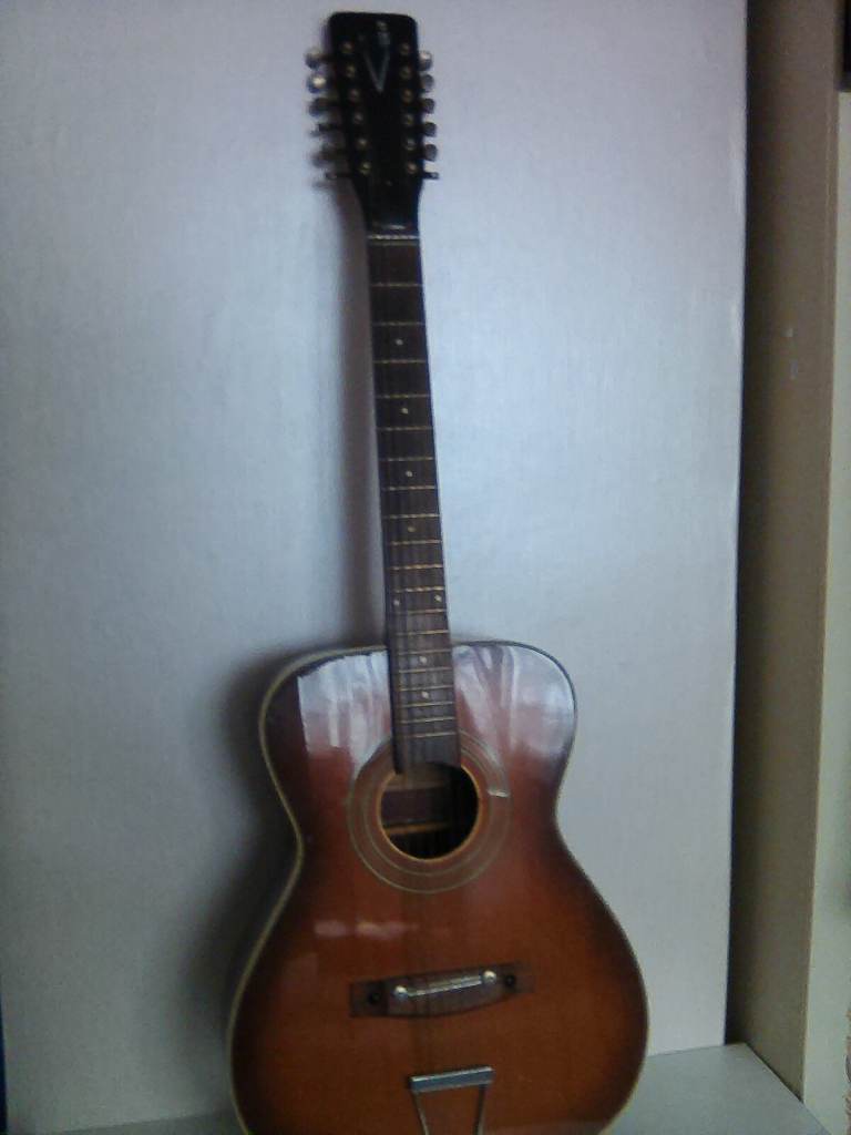 E Ros 12 strings, Acoustic guitar serial number 0850 model 412,