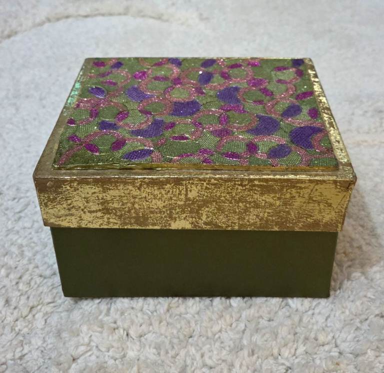 Rare and Unique Winged Reindeer ornament in hand made box.  Exc Cond.