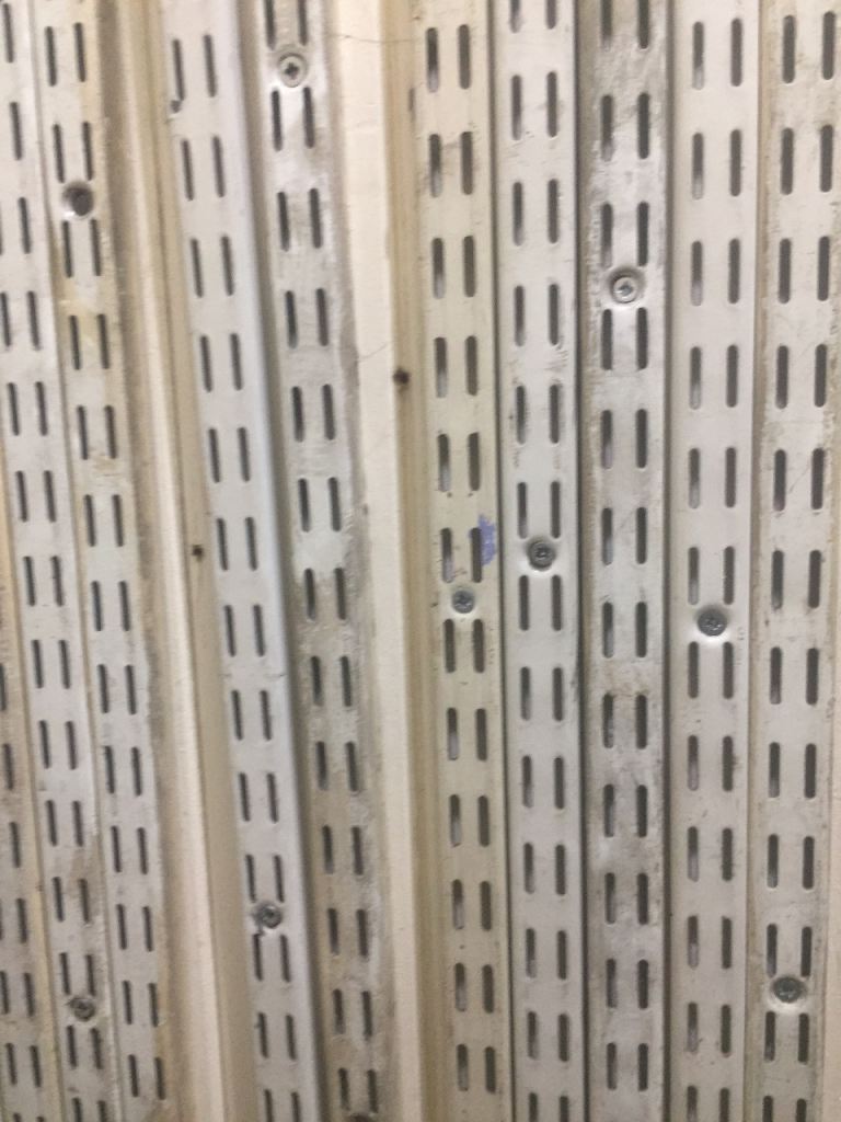 white shelving board 
