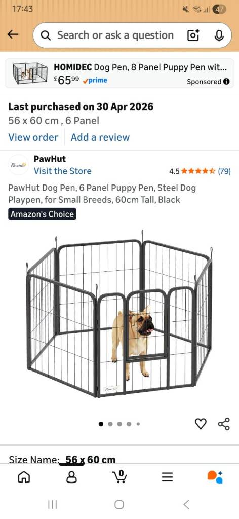 Pet play pen 