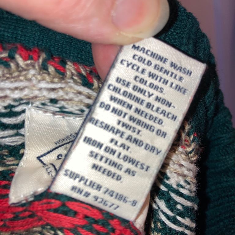 St John’s Bay Fair Isle Christmas Jumper Cotton Men’s XXL