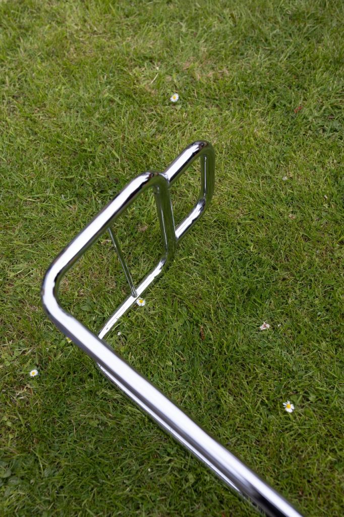 Aidapt Chrome Easy Fit Bed stick Transfer Rail Design to Help Getting In and Out of Bed