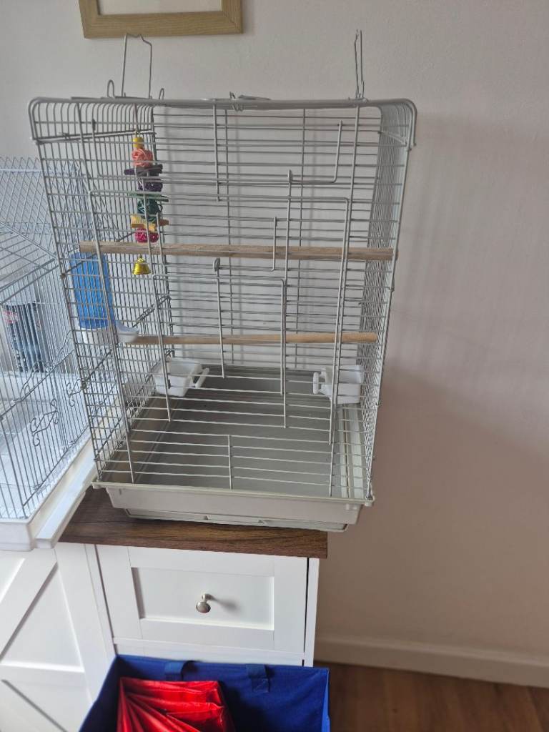 Large bird cage .