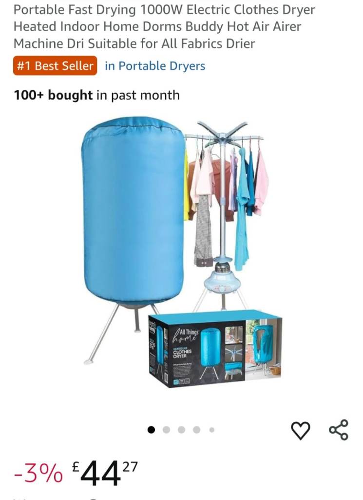 Clothes Dryer used only a couple of times 