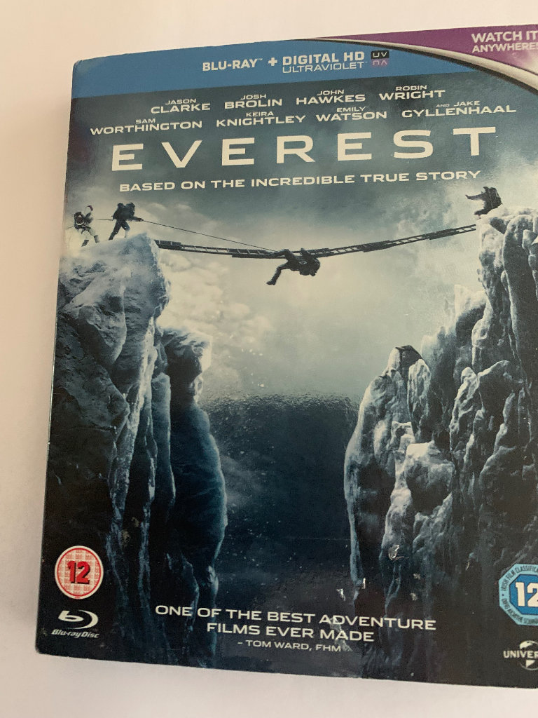 Everest DVD Blue Ray. 