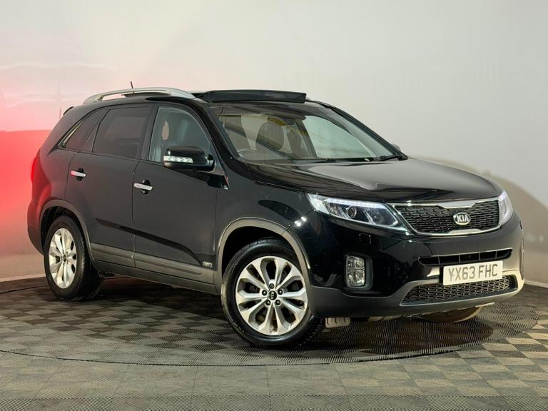 2013 63 KIA SORENTO KX-3 SAT NAV CRDI 2.2 DIESEL AUTOMATIC 4WD 4X4 7 SEATER SUV