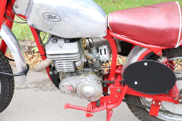 D.O.T. DOT Demon 1964 Classic Motocross Twin Shock Runs and Rides
