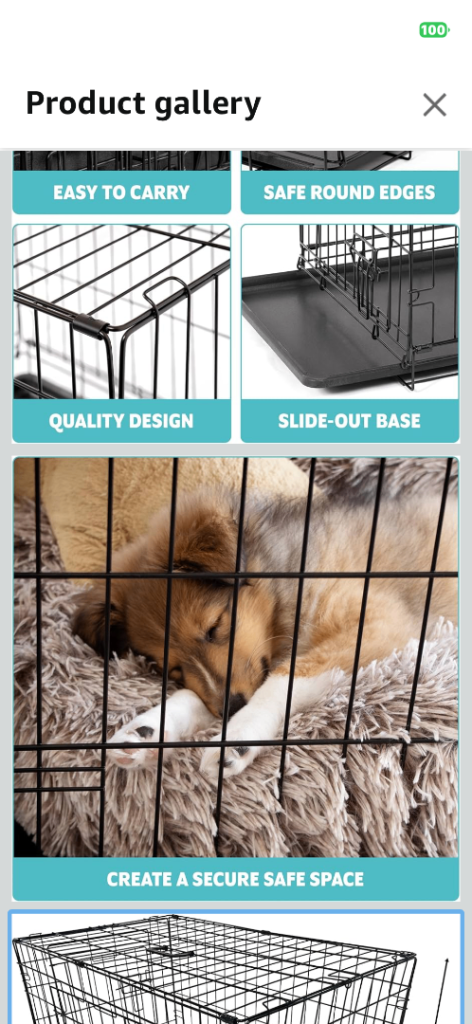Dog crate for medium dog 