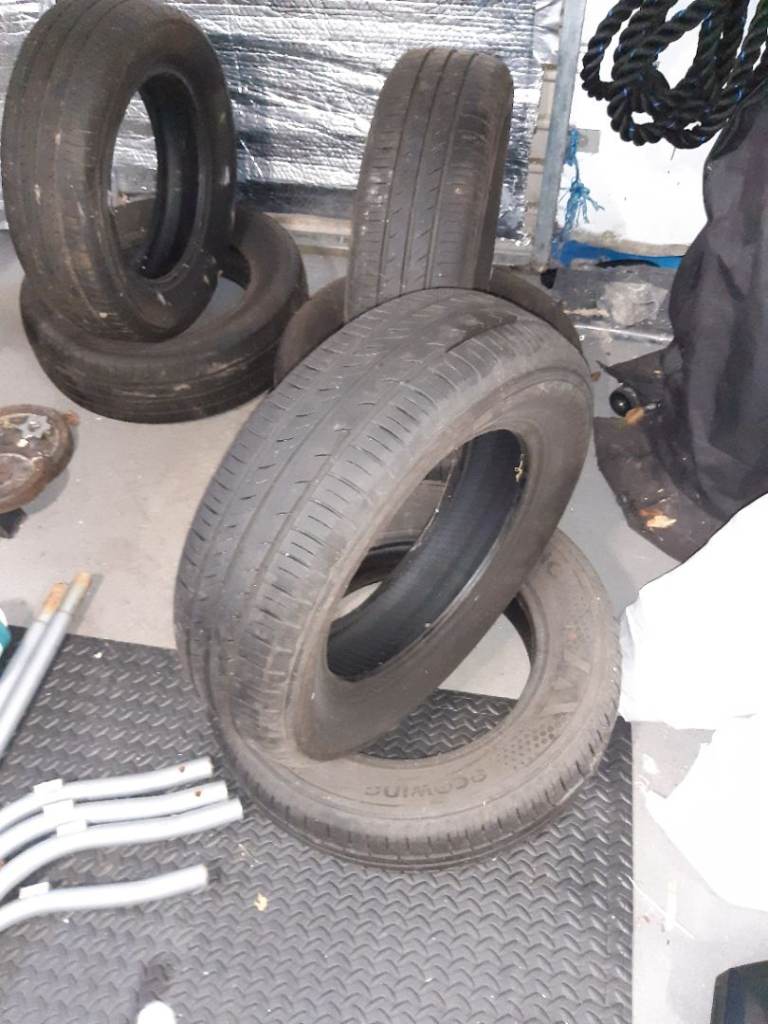 3 pairs of tyres priced per pair