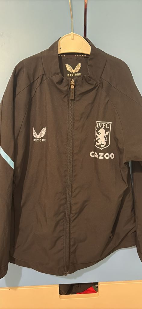 Castore Aston Villa Football Jacket – Junior Size