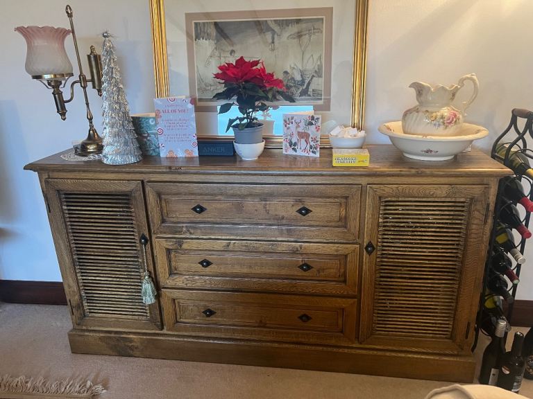 Wooden sideboard
