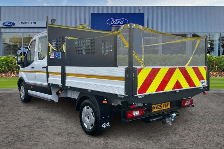 2025 Ford Transit 350 Trend L3 LWB Double Cab Dropside RWD 2.0 EcoBlue 165ps HDE DAP, AIR CON CHA...