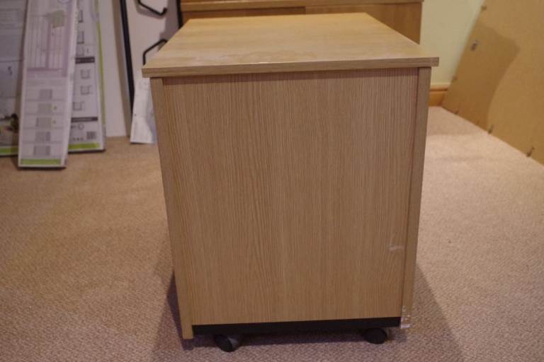 Project 3 Drawer Mobile Pedestal Filing Cabinet