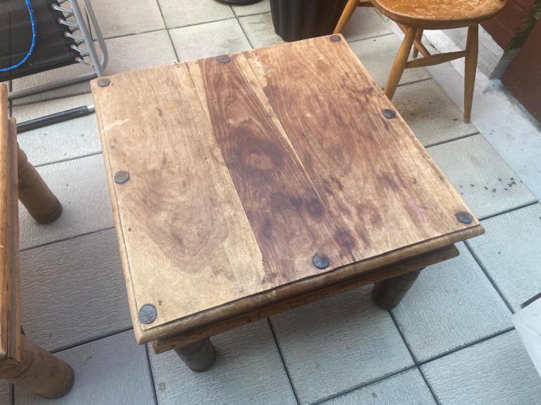 Solid wood coffee table 