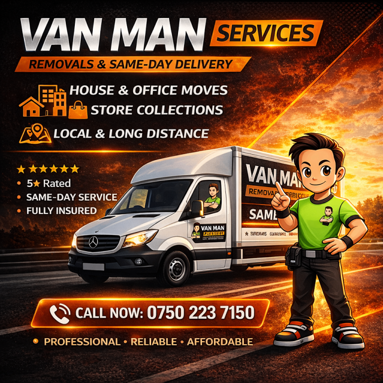 Van Man Services-/Man and Van/Removals