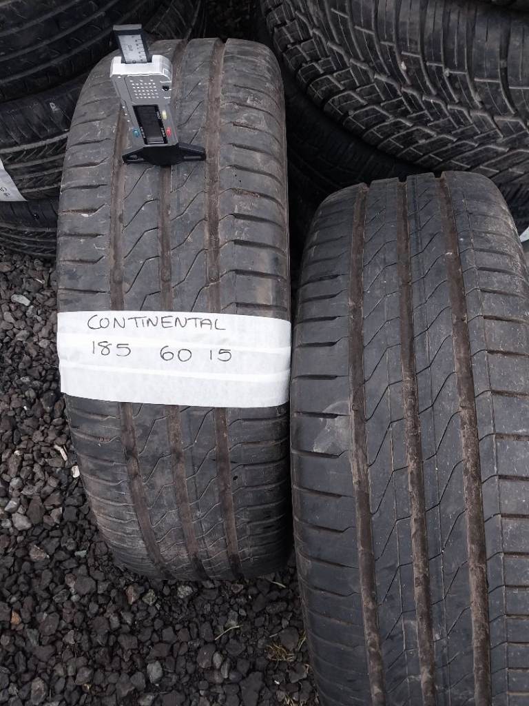 Part worn tyres Continental 185 60 15 - set of 2
