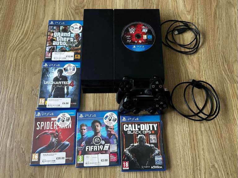 Playstation 4 PS4 500gb Console and Games Bundle 