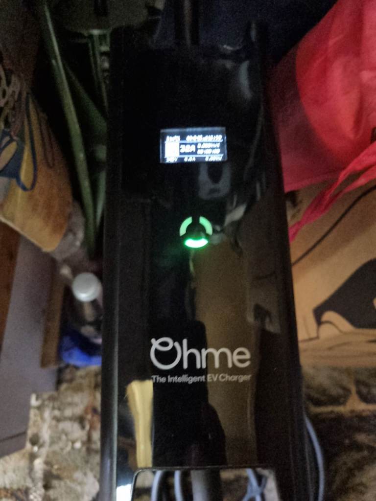 Ohme EV Car Charger 7kW Type2 smart EVSE Commando plug