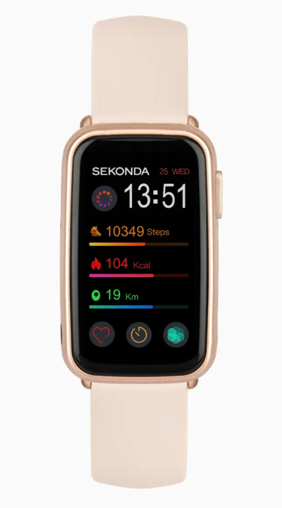 SEKONDA Track Smartwatch – Pink. As New!