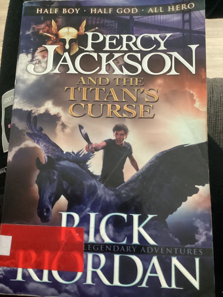 Percy Jackson and the Titan's Curse by Rick Riordan – Paperback Book