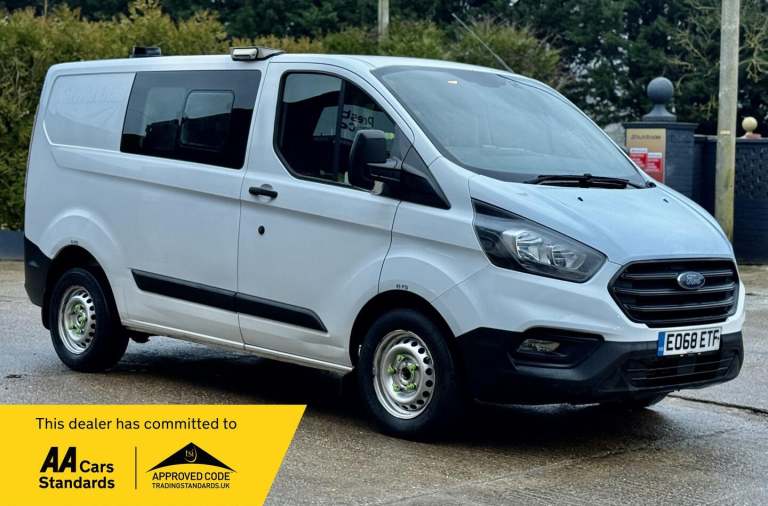 2018 Ford Transit Custom 2.0 320 EcoBlue Crew Van L1 H1 Euro 6 5dr (6 Seat)