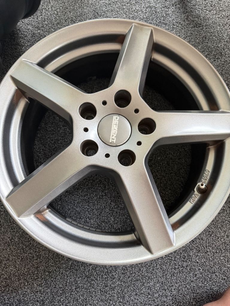DEZENT 16” Alloy Wheels 5x112 – VW Golf 5/6 Audi Skoda Seat – Set of 4