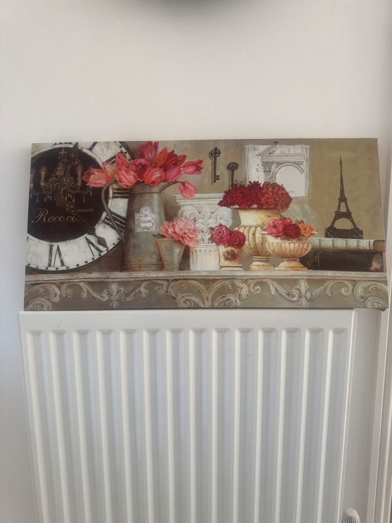 Beautiful canvas print on board 