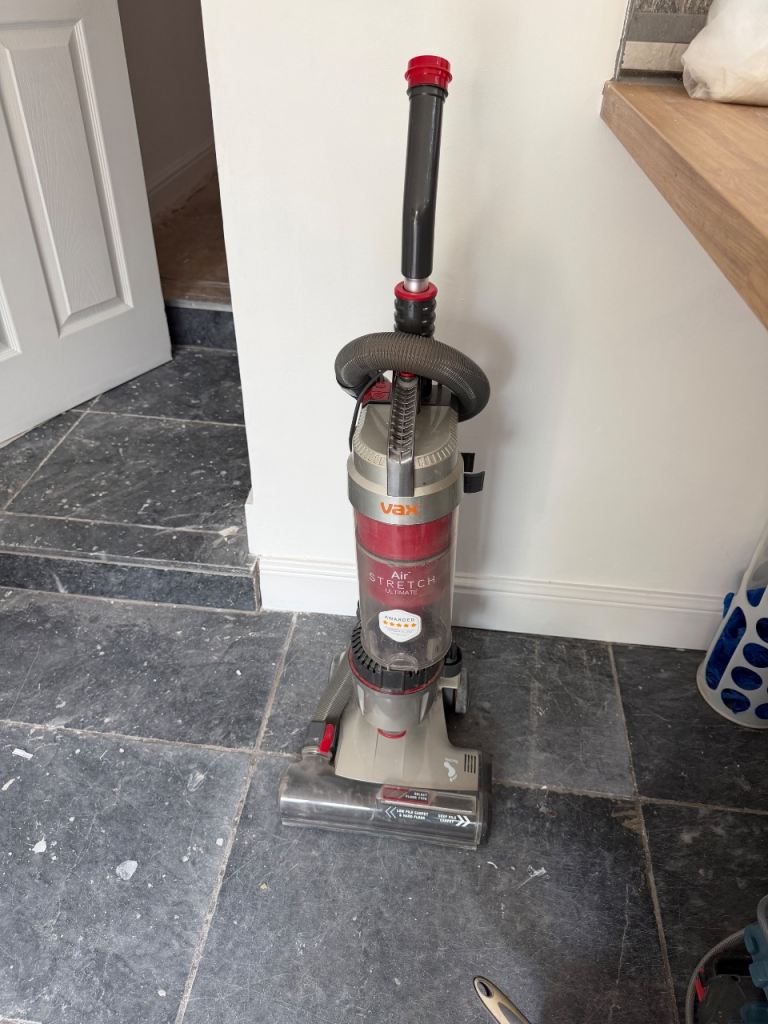 Vax Air Stretch Vacuum Cleaner – Red and Grey, Good Condition
