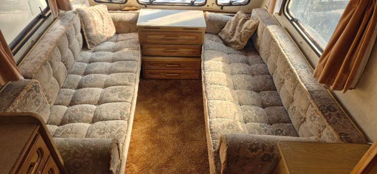 Cushions for camper caravan boat motorhome, set of 12.