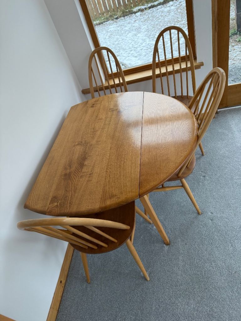 Folding table & chairs