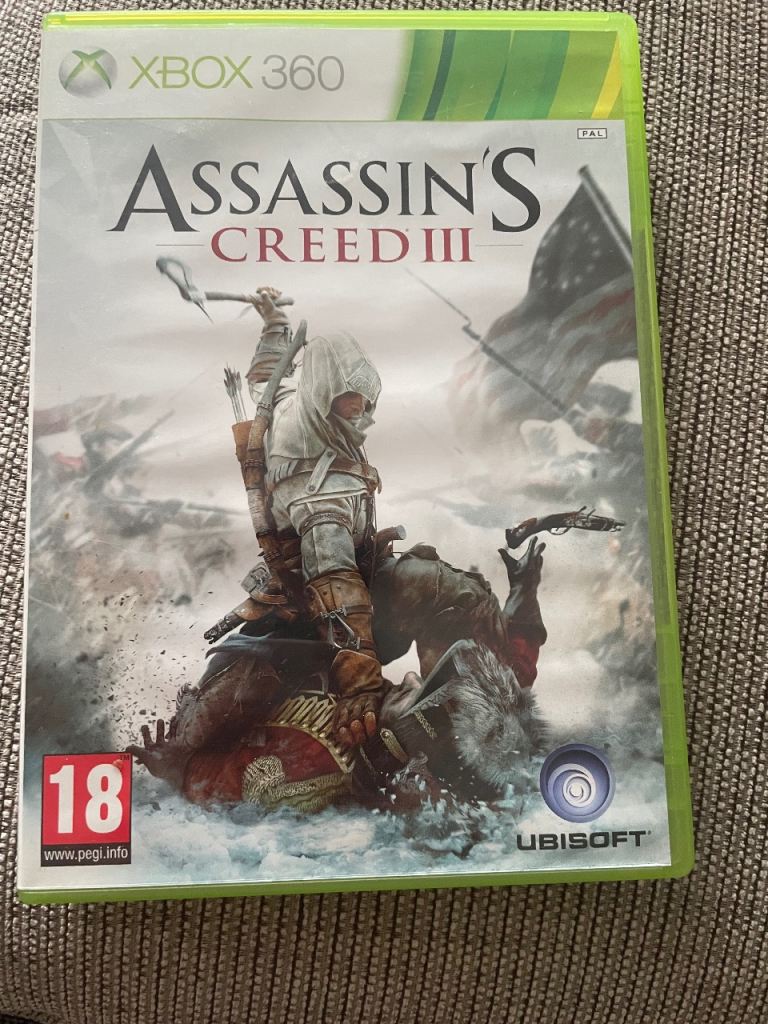 Xbox 360 game assassins Creed three