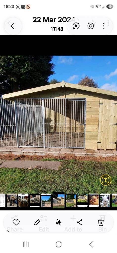 Top quality kennels and covered runs 