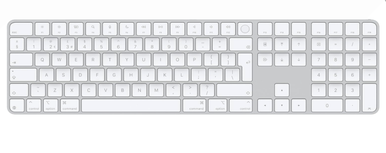 Apple Magic Keyboard with Touch ID and Numeric Keypad for Mac 