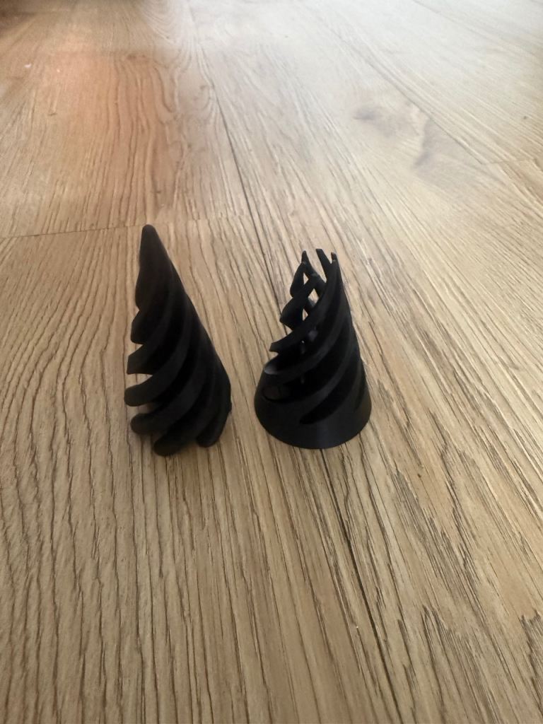 3D Printed Spiral Fidget Toy – Satisfying Twist Design (Black