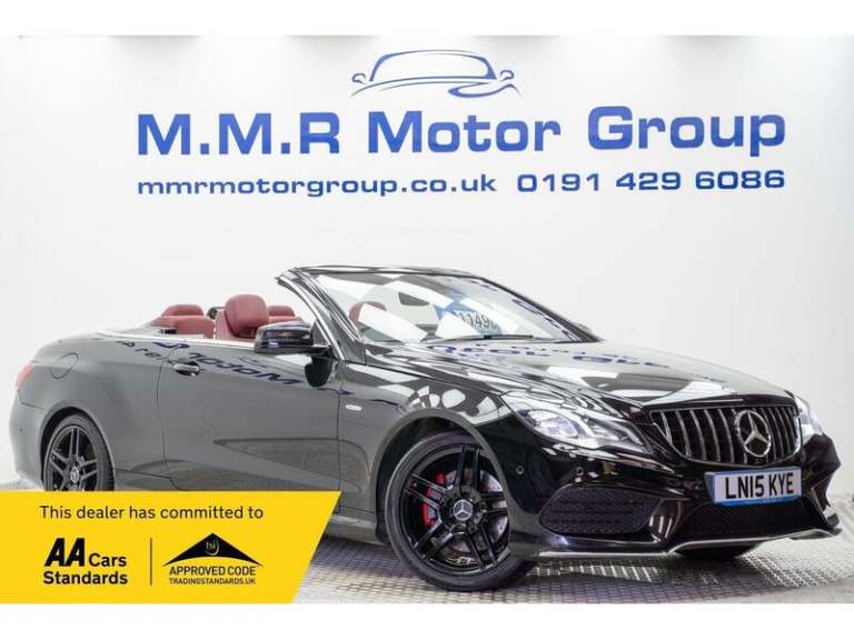 2015 Mercedes-Benz E Class 2.1 E220 BlueTEC AMG Line Cabriolet G-Tronic+ Euro 6 (s/s) 2dr Convert...