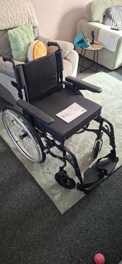 Manual wheelchair black