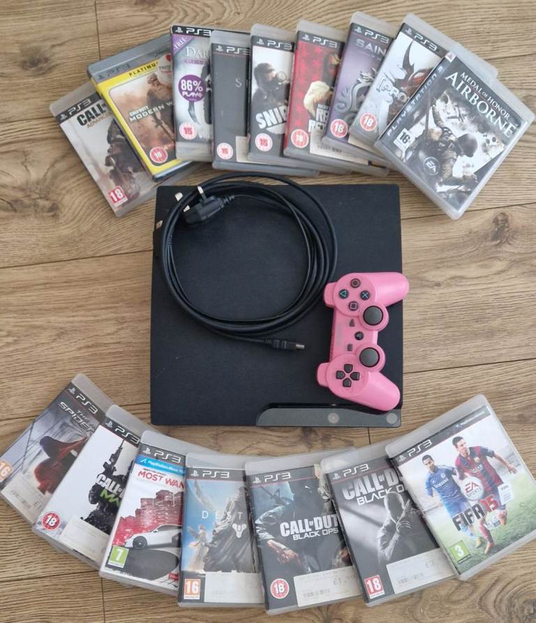 Playstation 3 + 16 games