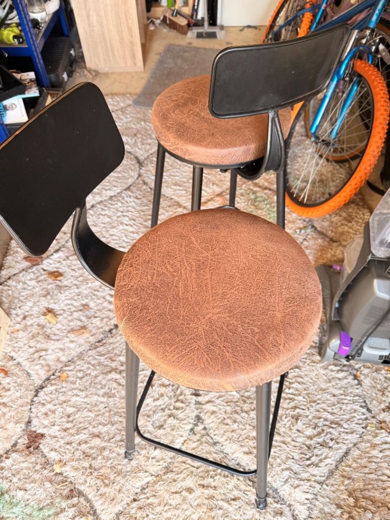 X 2 bar stools