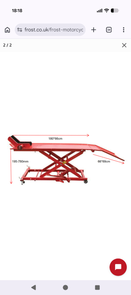 Motorcycle work lift table WANTED 