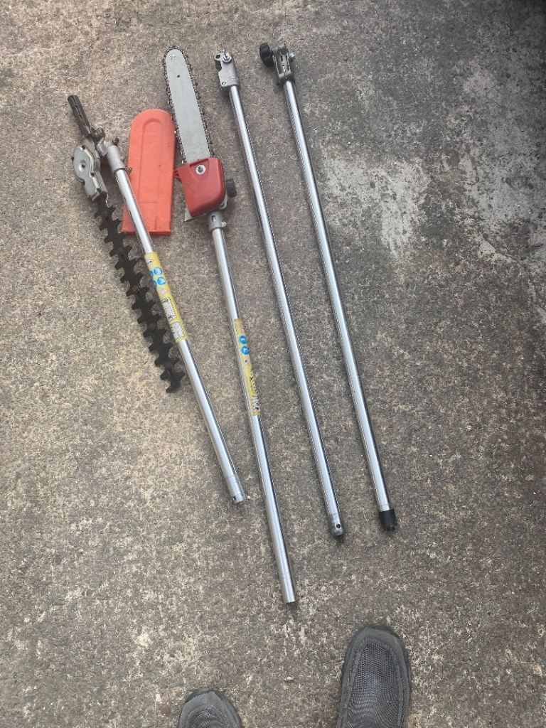 Multi-tool Garden Power Tool Set - Chainsaw and Hedge Trimmer Attachments
