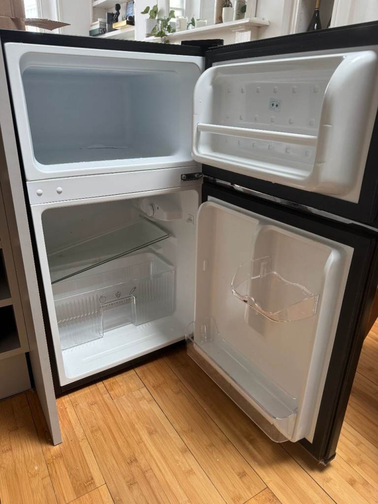 Comfee Black Mini Fridge Freezer - Good Condition