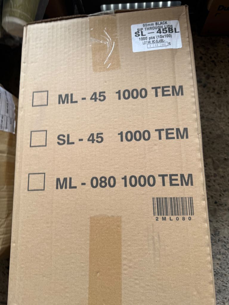 Takeaway cup lids