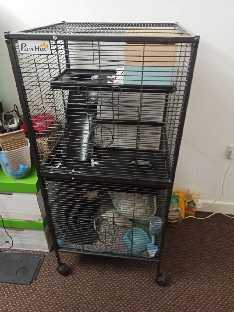Large rat cage full set up for sale