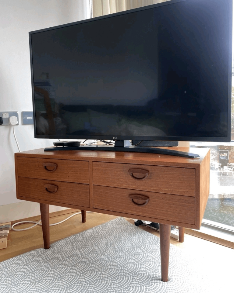 Danish teak chest designed in 1958 by Kai Kristiansen