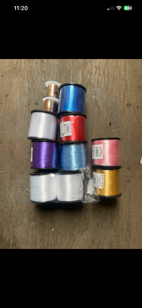 Brand New Curling Ribbons - Various Colours, 500 Yards Each